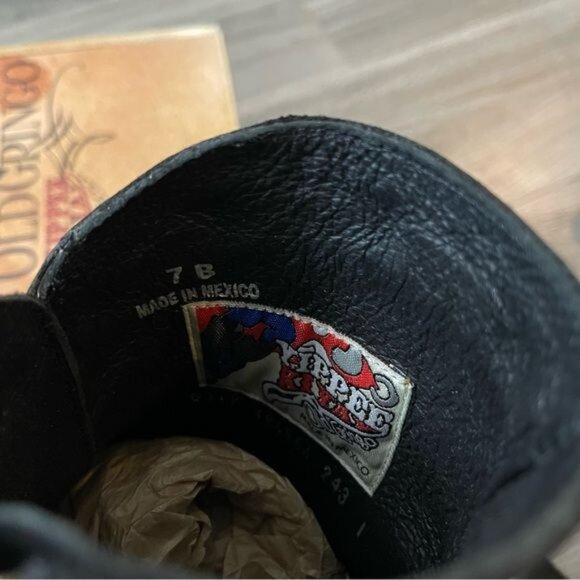 NIB Old Gringo Booties Ninna Yippee Ki Yay Ankle Leather Fringe Women Size 7 - Picture 8 of 9